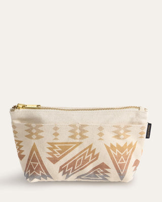 Pendleton Woolen Mills PENDLETON Astoria Canvas Zip Pouch - Ivory Ponderosa | Après Sea Ranch
