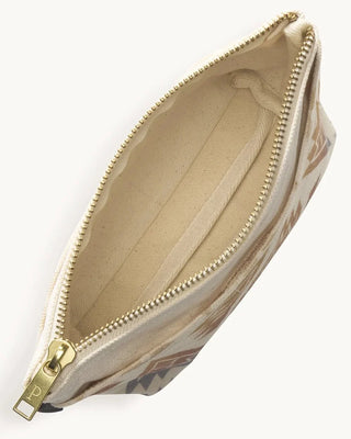 Pendleton Woolen Mills PENDLETON Astoria Canvas Zip Pouch - Ivory Ponderosa (view 3) | Après Sea Ranch
