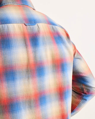 Pendleton Woolen Mills PENDLETON Beach Shack Shirt - Blue/Red Plaid — Mens (view 7) | Après Sea Ranch