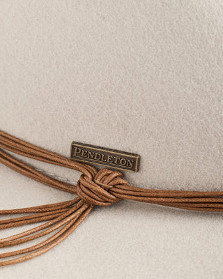 Pendleton Woolen Mills PENDLETON Cassandra Wool Felt Hat in Silver | Après Sea Ranch