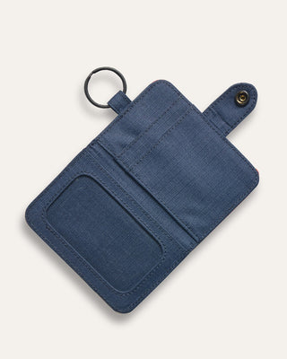 Pendleton Woolen Mills PENDLETON Creekside Explorer Key Ring Wallet - Navy Multi (view 3) | Après Sea Ranch