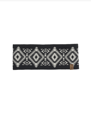Pendleton Woolen Mills PENDLETON Fleece-Lined Headband in Los Ojos Black — Hair Accessories | Après Sea Ranch