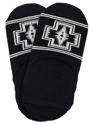 Pendleton Woolen Mills PENDLETON Harding Merino Wool Moc Sock - Black | Après Sea Ranch