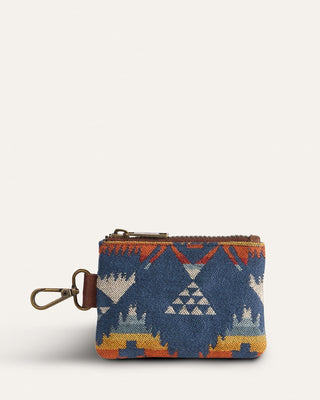 Pendleton Woolen Mills PENDLETON Nehalem Cotton Zip Card Case - Navy Multi — Wallet | Après Sea Ranch