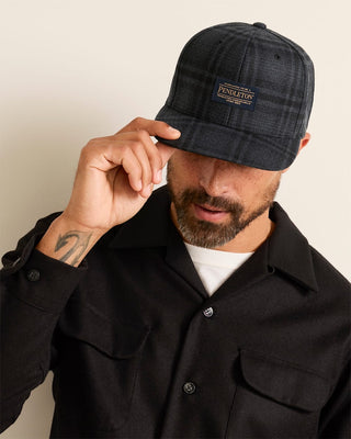 Pendleton Woolen Mills PENDLETON Plaid Flat Brim Hat — Mens (view 4) | Après Sea Ranch