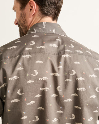 Pendleton Woolen Mills PENDLETON Shoreline Shirt - Grey Fish — Mens (view 7) | Après Sea Ranch