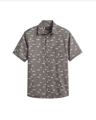 Pendleton Woolen Mills PENDLETON Shoreline Shirt - Grey Fish — Mens | Après Sea Ranch