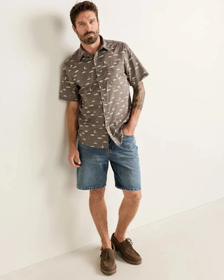 Pendleton Woolen Mills PENDLETON Shoreline Shirt - Grey Fish — Mens (view 2) | Après Sea Ranch