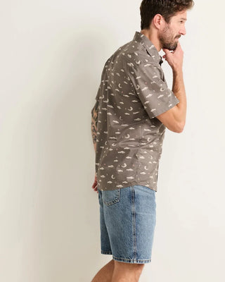 Pendleton Woolen Mills PENDLETON Shoreline Shirt - Grey Fish — Mens (view 4) | Après Sea Ranch