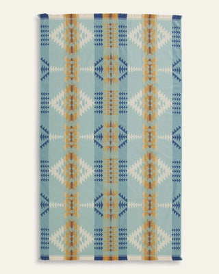 Pendleton Woolen Mills PENDLETON Sunseeker Towels in Rancho Arroyo Aqua | Après Sea Ranch