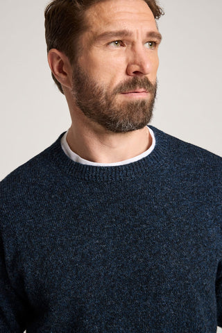 Pendleton Woolen Mills PENDLETON Wool Crew Sweater in Indigo Heather — Mens | Après Sea Ranch