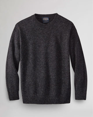 Pendleton Woolen Mills PENDLETON Wool Crew Sweater in Black Heather — Mens | Après Sea Ranch