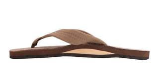 RAINBOW SANDALS Ladies Single Layer Arch Support Premier Leather — Dark Brown (view 3) | Après Sea Ranch