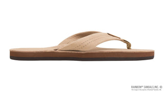 RAINBOW SANDALS Ladies Single Layer Arch Support Premier Leather — Sierra Brown (view 4) | Après Sea Ranch
