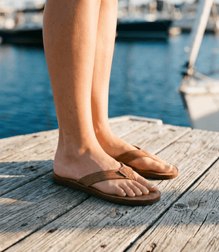 RAINBOW SANDALS Ladies Single Layer Arch Support Premier Leather — Sierra Brown (view 7) | Après Sea Ranch