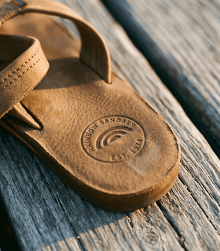 RAINBOW SANDALS Ladies Single Layer Arch Support Premier Leather — Sierra Brown (view 6) | Après Sea Ranch