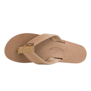RAINBOW SANDALS Ladies Single Layer Arch Support Premier Leather — Sierra Brown | Après Sea Ranch