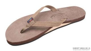 RAINBOW SANDALS Narrow Strap Sandal - Dark Brown (view 3) | Après Sea Ranch
