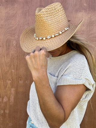Seashell Saddle Cowboy Hat (view 2) | Après Sea Ranch