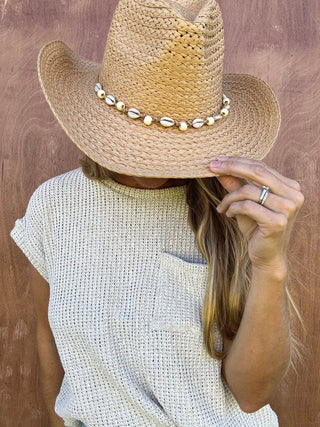 Seashell Saddle Cowboy Hat | Après Sea Ranch