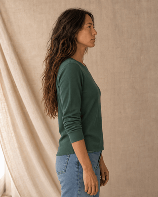 Thread & Supply Stacey Long Sleeve Top - Pine Grove (view 5) | Après Sea Ranch