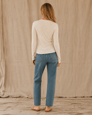 The Brenton Point Ribbed Crewneck — Long Sleeve Tops (view 6) | Après Sea Ranch