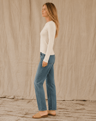 The Brenton Point Ribbed Crewneck — Long Sleeve Tops (view 5) | Après Sea Ranch