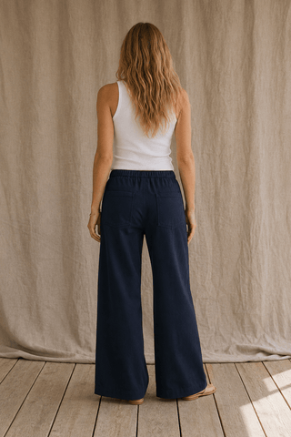 The Cape Wide-Leg Pant (view 6) | Après Sea Ranch