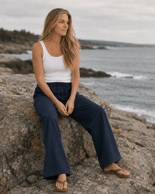 The Cape Wide-Leg Pant (view 2) | Après Sea Ranch