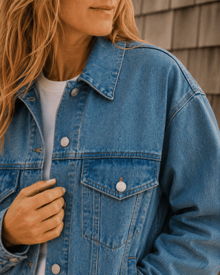 The Classic Trucker Jacket (view 3) | Après Sea Ranch
