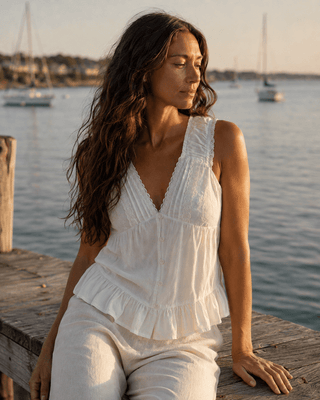 The Cove Lace Top (view 2) | Après Sea Ranch