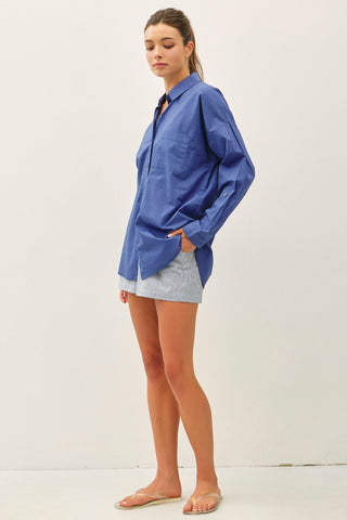 The Dockside Button-Down — Long Sleeve Tops (view 2) | Après Sea Ranch