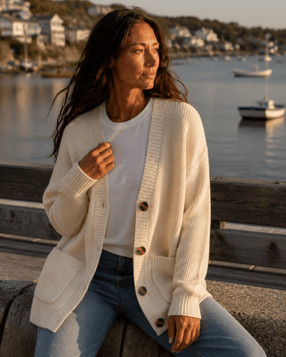 The Dockside Cardigan (view 2) | Après Sea Ranch