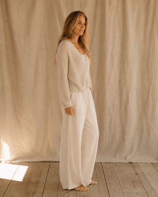 The Driftwood Cable Cardigan Sweater (view 13) | Après Sea Ranch