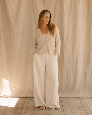 The Driftwood Cable Cardigan Sweater (view 12) | Après Sea Ranch