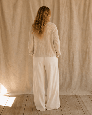 The Driftwood Cable Cardigan Sweater (view 14) | Après Sea Ranch