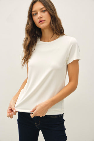 The Everyday Soft Tee in Off White | Après Sea Ranch
