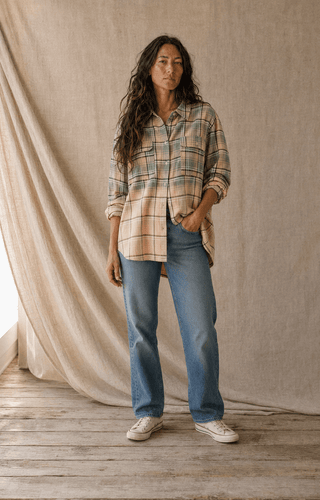 The Faded Tide Flannel Shirt (view 4) | Après Sea Ranch