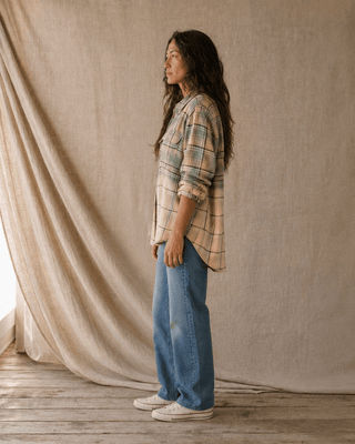 The Faded Tide Flannel Shirt (view 5) | Après Sea Ranch