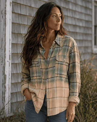 The Faded Tide Flannel Shirt | Après Sea Ranch