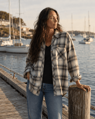 The Fog & Fern Flannel — Long Sleeve Shirt | Après Sea Ranch