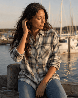 The Fog & Fern Flannel — Long Sleeve Shirt (view 2) | Après Sea Ranch