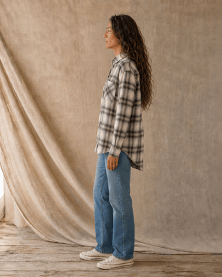 The Fog & Fern Flannel — Long Sleeve Shirt (view 5) | Après Sea Ranch