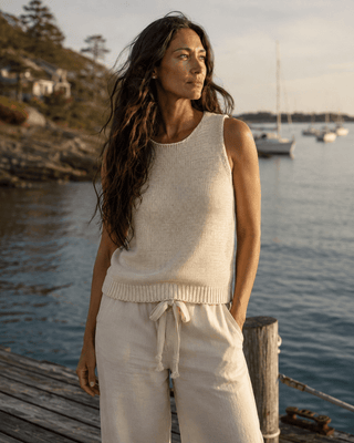 The Fortnight Knit - Beige | Après Sea Ranch