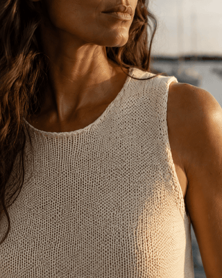 The Fortnight Knit - Beige (view 3) | Après Sea Ranch