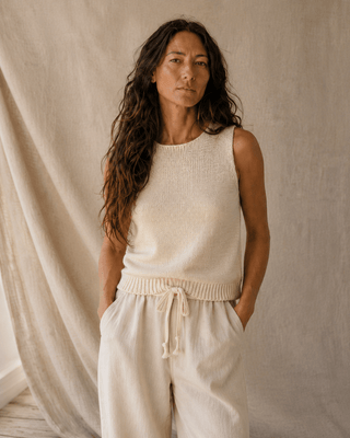 The Fortnight Knit - Beige (view 4) | Après Sea Ranch