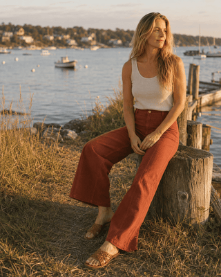 The Halyard Pant (view 2) | Après Sea Ranch