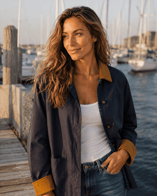 The Harborside Reversible Barn Jacket | Après Sea Ranch