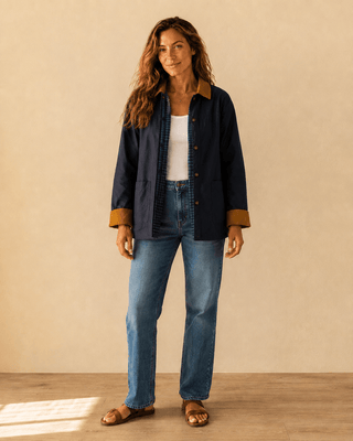 The Harborside Reversible Barn Jacket (view 4) | Après Sea Ranch