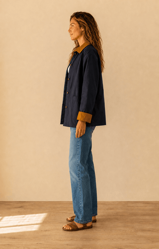 The Harborside Reversible Barn Jacket (view 5) | Après Sea Ranch